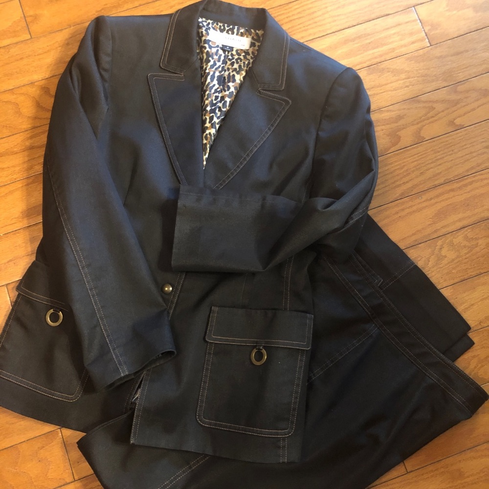 Tahari Denim Suit